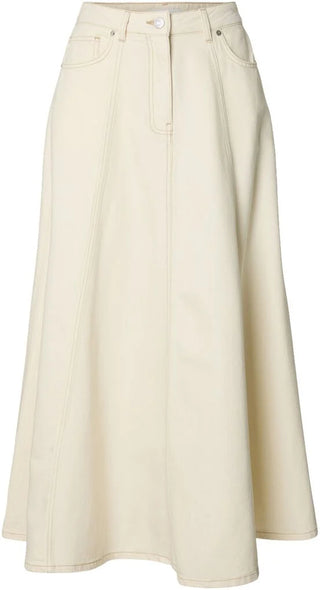TENNA LONG DENIM SKIRT