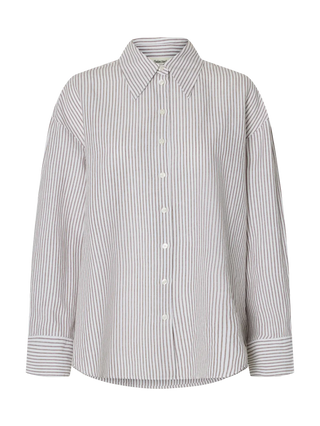 CLEO OVERSIZE LINEN BLEND SHIRT
