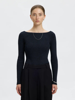 LURA KNIT BOAT NECK