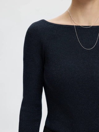 LURA KNIT BOAT NECK