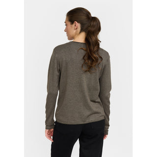 Marla O-neck Roll Edge Knit