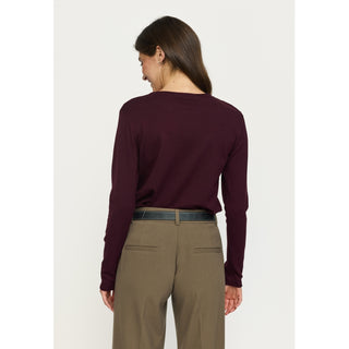 Marla O-neck Roll Edge Knit