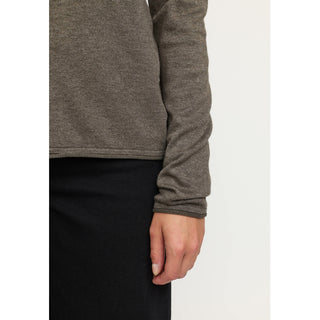Marla O-neck Roll Edge Knit