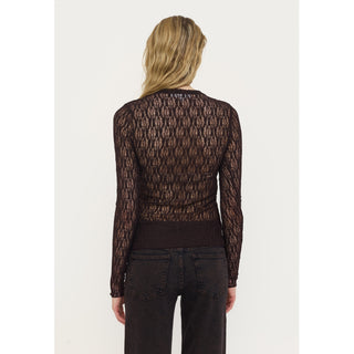 Olena LS Top Brun