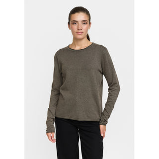 Marla O-neck Roll Edge Knit