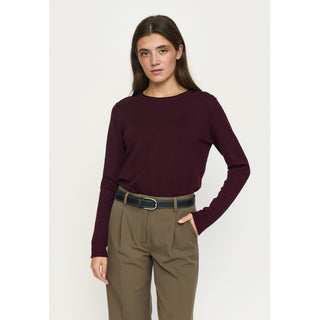 Marla O-neck Roll Edge Knit