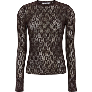 Olena LS Top Brun
