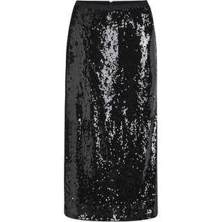 Maddison Midi Skirt - Svart