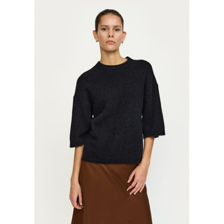 Allison SS knit -Black