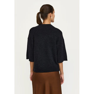 Allison SS knit -Black