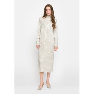 Nevaeh Boat-Neck Midi Dress