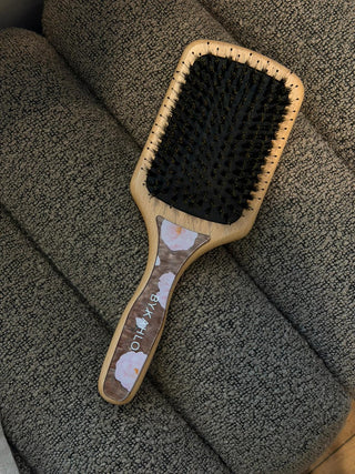The Iconic Hairbrush Chocolate Floral