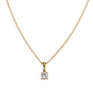 Evita crystal necklace , Gold