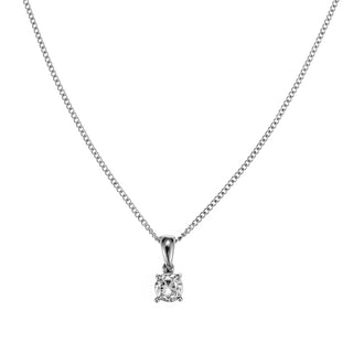 Evita crystal necklace , steel