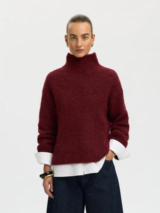 GABRIELLA LS KNIT HIGH NECK