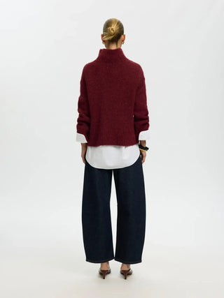 GABRIELLA LS KNIT HIGH NECK