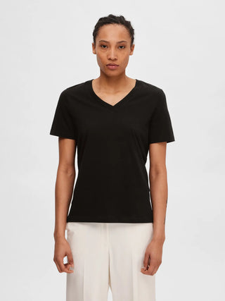 ESSENTIAL SS V-NECK TEE