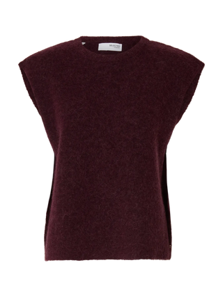 LULU SL KNIT VEST - FIG