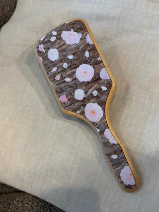 The Iconic Hairbrush Chocolate Floral