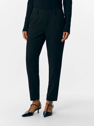LISA SLIM PANT - SVART