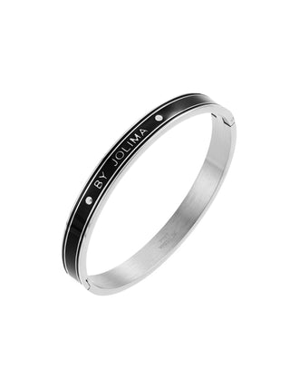 By Jolima bangle black silver