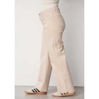 Bologna Wide Jeans  Dark sand