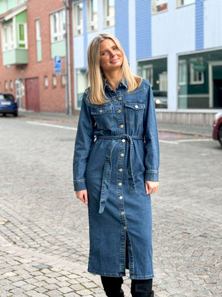 Ally Midi Denim Dress