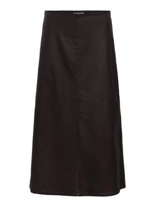 MATTHIE LONG SKIRT Mörkbrun