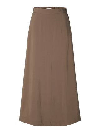 Mary Hw Ankle Slit Skirt