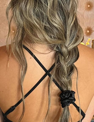 Silkes Scrunchie Medium Black