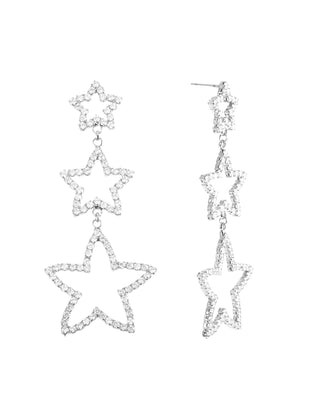 Starlight earring silver