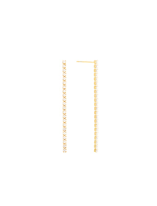 Cloé earring crystal gold