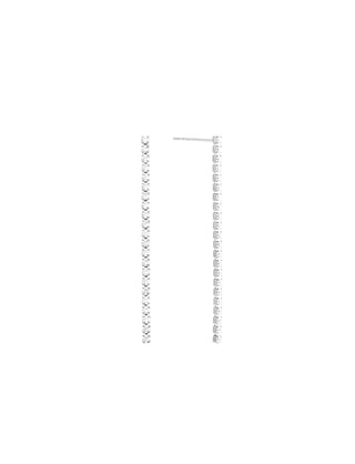 Cloé earring crystal steel