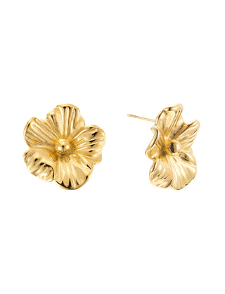 Daisy earring gold