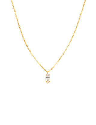 Teardrop necklace gold