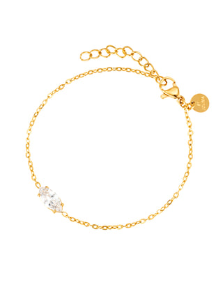 Teardrop bracelet gold