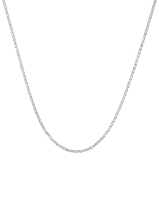 Celine tennisnecklace steel