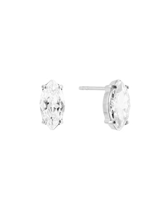 Teardrop stud crystal steel