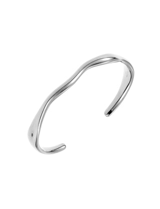 Wave flexi bangle steel