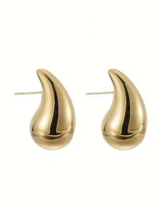 Drop earring, gold