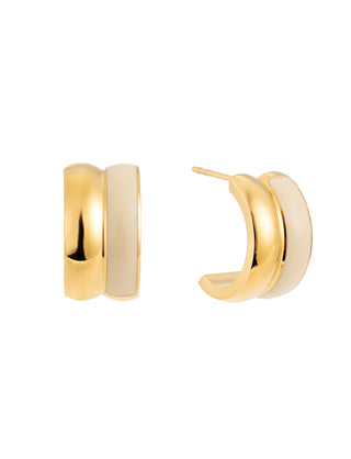 Lissabon earring nude gold