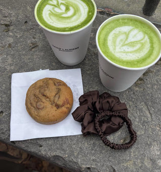 Silkes Scrunchie Medium Chocolate Brown