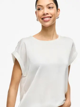 ELLETTE SATIN TOP