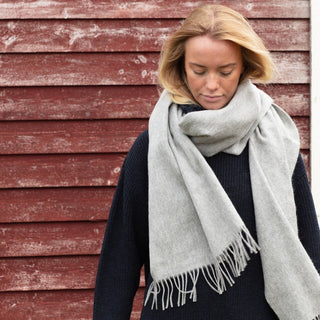 Ängabo Scarf - Silver Grey