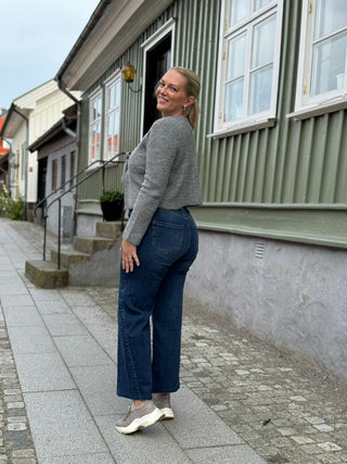 Como wide Jeans, denim blå