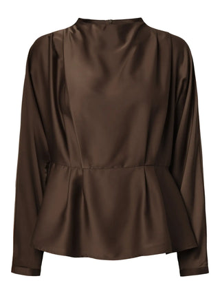 PELLA LS FUNNEL NECK TOP