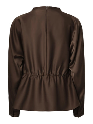 PELLA LS FUNNEL NECK TOP