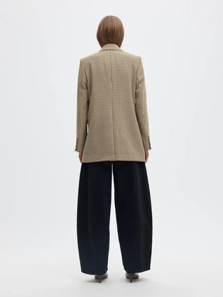 RITA LS RELAXED BLAZER CHECK