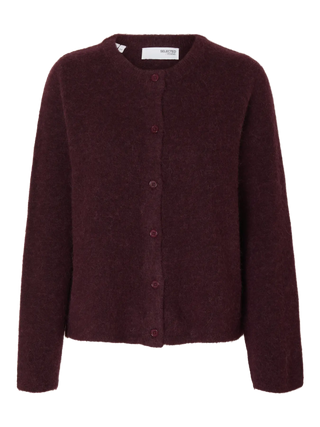 LULU NEW LS KNIT CARDIGAN - FIG
