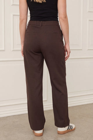 Firenze Wide Pant - Brun